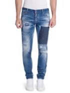 Dsquared2 Distressed Patch Skinny Jeans