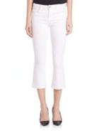 L'agence Charlotte Mid-rise Cropped Flared Jeans
