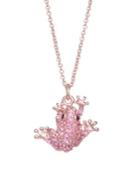 Kate Spade New York Swamped Pave Frog Mini Pendant Necklace