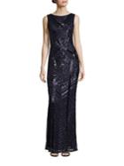 Parker Black Vicky Beaded Gown
