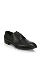 Giorgio Armani Textured Leather Derby Shoes