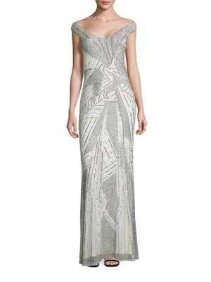 Parker Black Lynn Sequined Gown