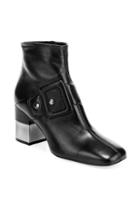 Roger Vivier Podium Leather Buckle Boots