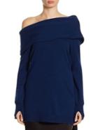 Halston Heritage Foldover Off-the-shoulder Sweater