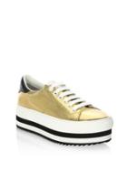 Marc Jacobs Grand Leather Platform Sneakers