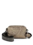 Brunello Cucinelli Metallic Leather Crossbody