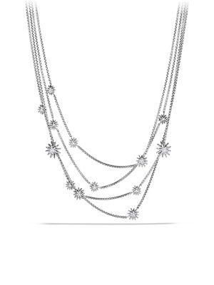 David Yurman Starburst Chain Necklace With Diamonds