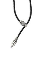 King Baby Studio Sterling Silver & Leather Necklace