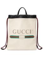 Gucci Gucci Print Small Drawstring Backpack