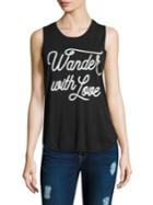 Spiritual Gangster Wander With Love Muscle Tank Top