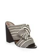 Tabitha Simmons Open-toe Ribbon Mules