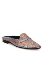 Pierre Hardy Jacno Printed Leather Mules