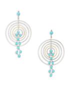 Coomi Silver Spring Turquoise, Diamond & Sterling Silver Drop Earrings