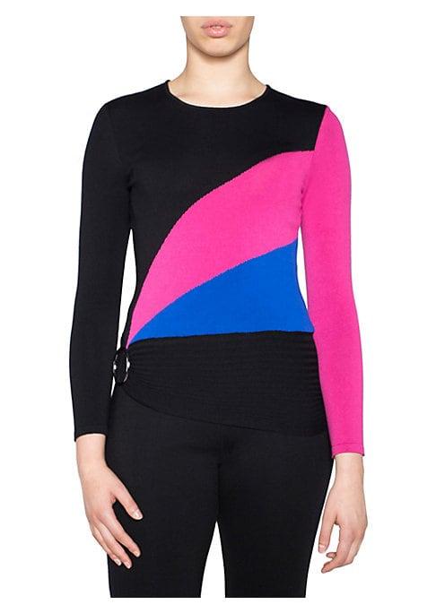 Stizzoli, Plus Size Colorblock Sweater