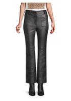 Coach Flared Leather Pants