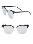 Saint Laurent 57mm Clubmaster Sunglasses