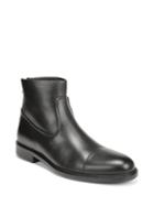 Vince Beckett Leather Cap Toe Ankle Boots