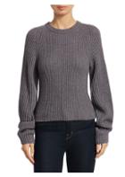 Theory Sculpted Sleeve Wool Pullover