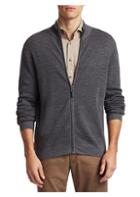 Saks Fifth Avenue Collection Wool Zip-up Sweater