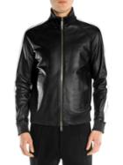 Dsquared2 Leather Zip-front Jacket