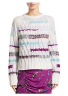 Tanya Taylor Cable Knit Wool-blend Sweater