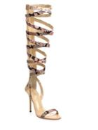Giuseppe Zanotti Giuseppe For Jennifer Lopez 105 Snake-print Leather Lace-up Sandals