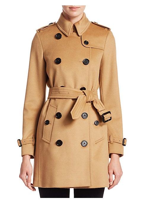 Burberry Kensington Double Breasted Trench Coat