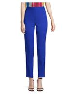Milly Stretch Crepe High-waist Pants