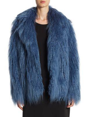 Halston Heritage Faux Fur Coat
