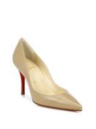 Christian Louboutin Apostrophy 85 Leather Point Toe Pumps