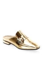 Tory Burch Sidney Backless Spark Leather Loafers