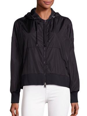 Moncler Hooded Zip Front Jacket