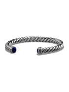 David Yurman The Cable Lapis Lazuli & Sterling Silver Cuff Bracelet