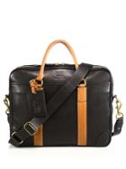 Polo Ralph Lauren Two-toned Leather Commuter Bag