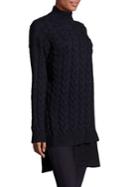 Stella Mccartney Chunky-stitch Mixed-knit Tunic Sweater