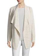 Eileen Fisher Peppered Cascading Cardigan