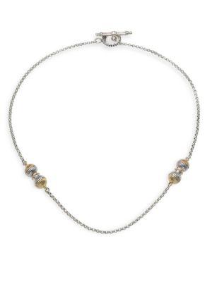 Konstantino Hebe 18k Yellow Gold & Sterling Silver Chain Necklace