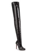 Christian Louboutin Louise Pailette Caresse Over-the-knee Boots