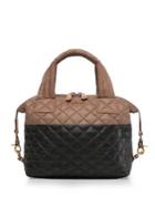 Mz Wallace Sutton Quilted Satchel