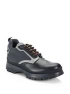 Prada Leather & Nylon Hiking Boots