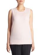 Saks Fifth Avenue Collection Classic Shell Robin Cashmere Top