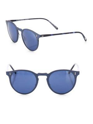 Oliver Peoples Elias 49mm Round Monochromatic Sunglasses