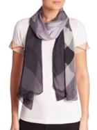 Burberry Ombre Ultra-wash Silk Scarf
