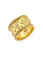 Temple St. Clair Nomad Diamond & 18k Yellow Gold Band Ring