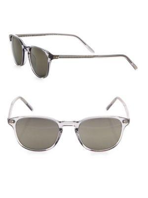 Oliver Peoples Fairmont Sun 49mm Square Sunglasses