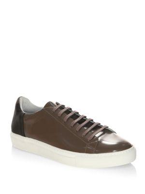 Belstaff Camouflage Low-top Leather Sneakers
