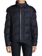 Brioni Quilted Goose Down Lined Jacket