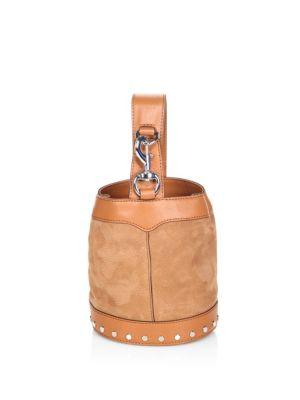 Rebecca Minkoff Mission Mini Sling Leather Bucket Bag