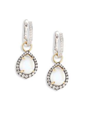 Annoushka Annoushka Diamond & Moonstone Earring Drops