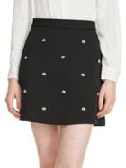 Maje Bee Embellished Skirt